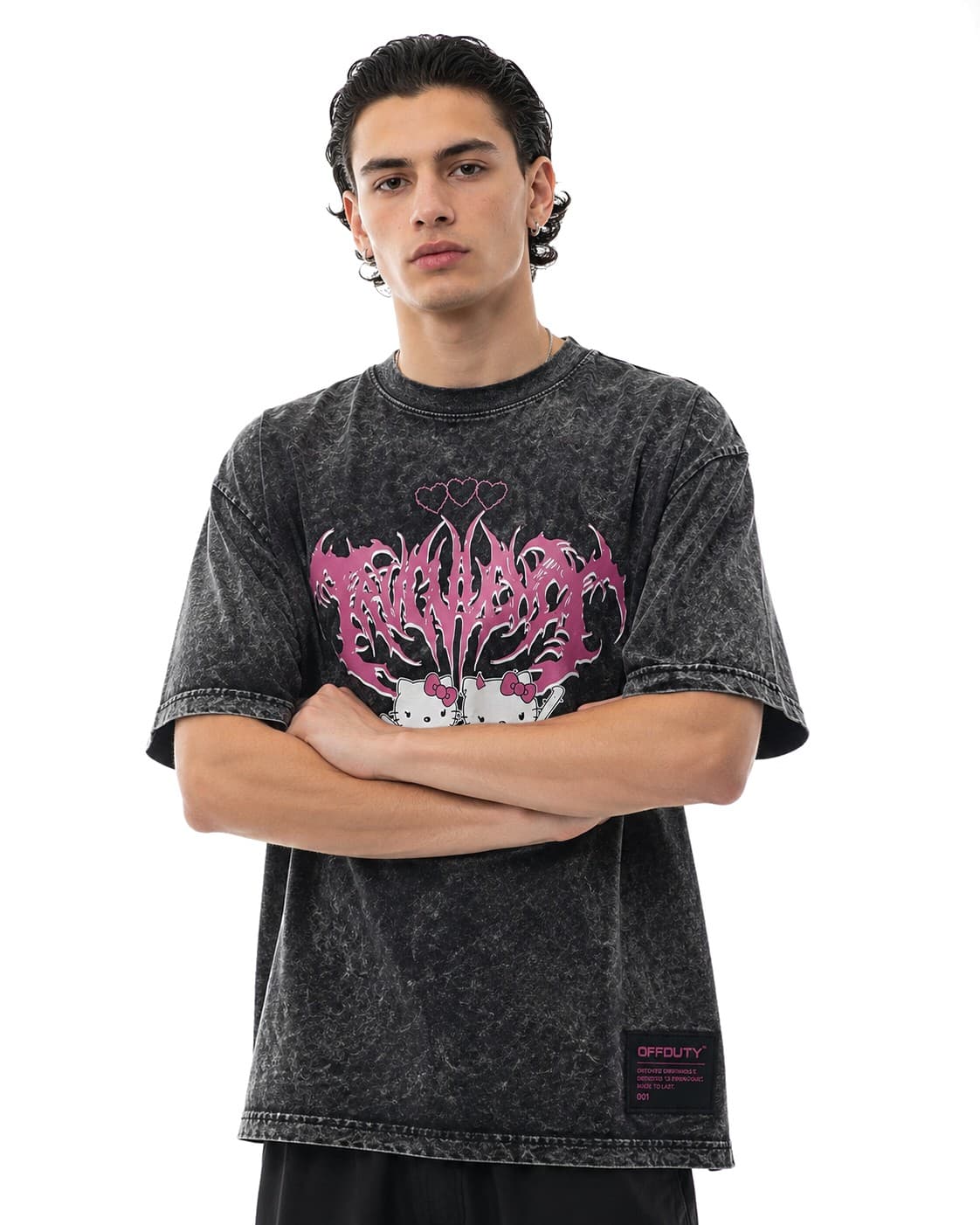 OFFDUTY Sweet Violence oversized graphic tee studio lookbook Pakistan
